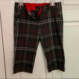 Zinc Plaid Bermuda Shorts  size 5